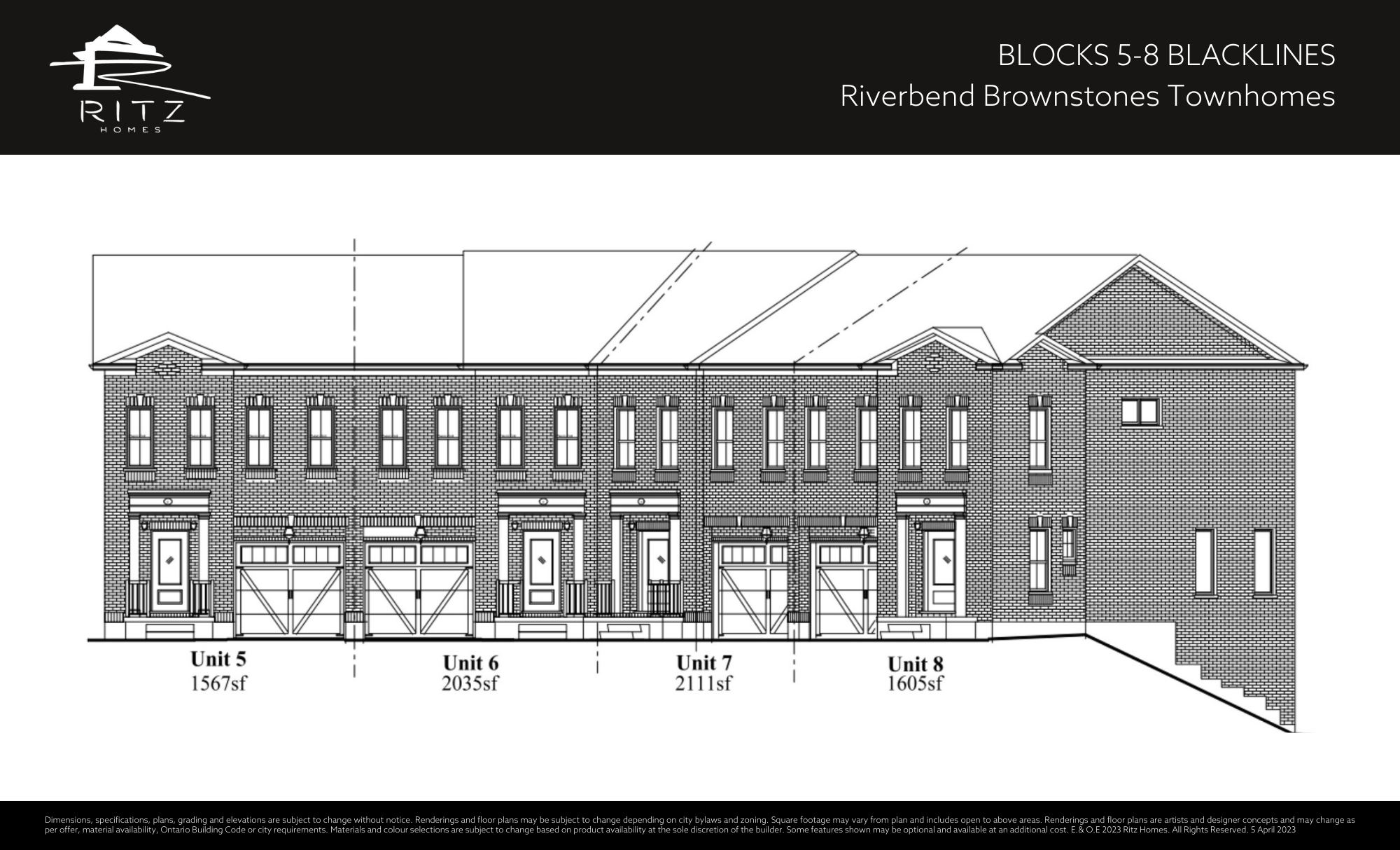 Riverbend Brownstones_Floorplan Block 5-8 Blacklines_1
