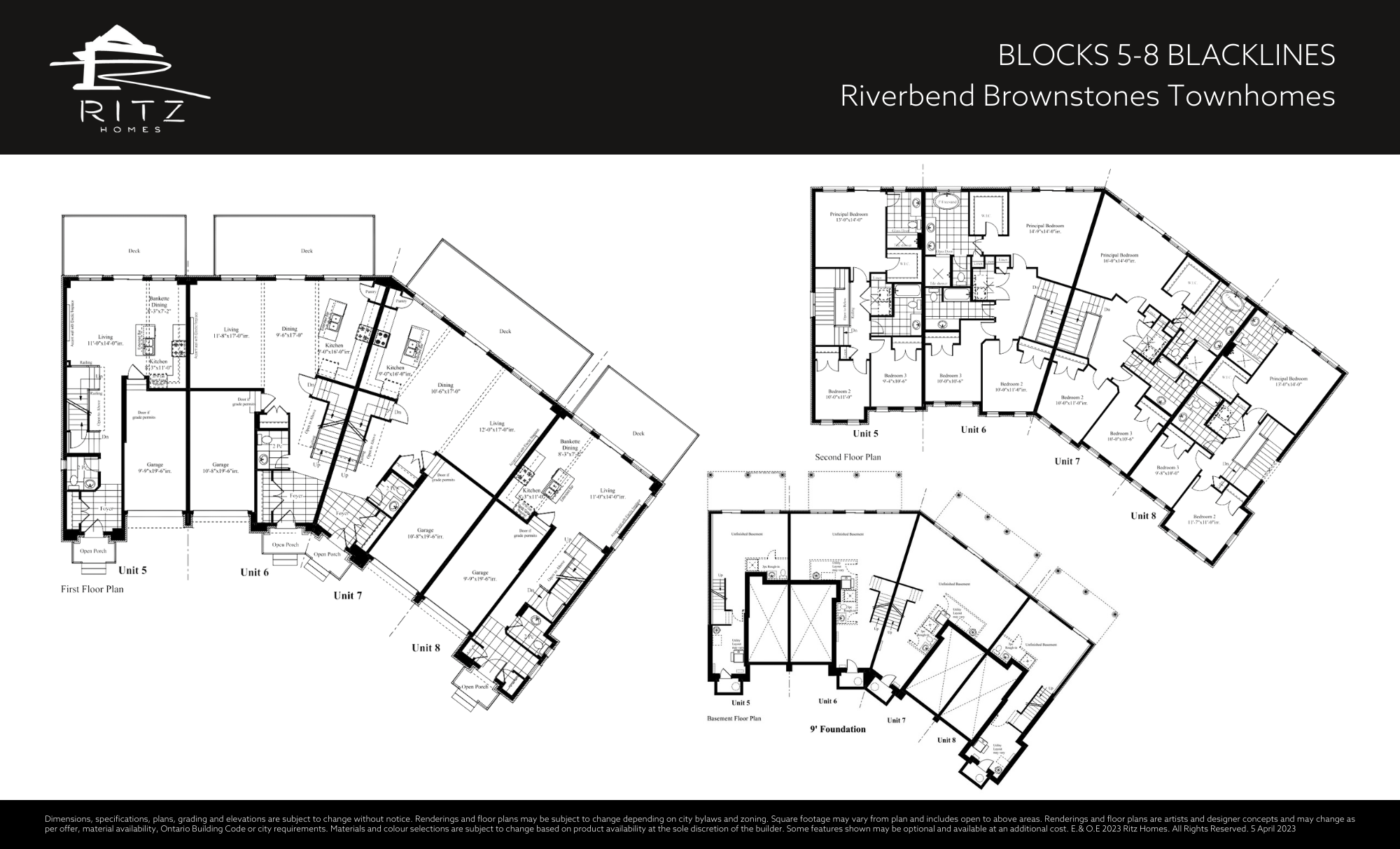 Riverbend Brownstones_Floorplan Block 5-8 Blacklines_2